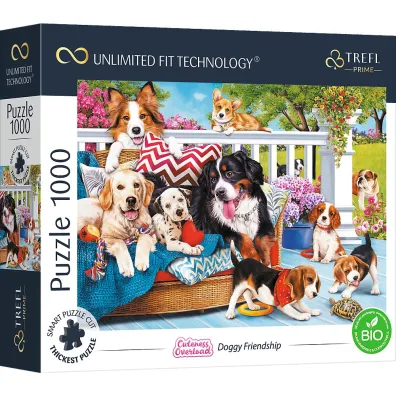 Puzzle 1000 el. Doggy Friendship Trefl
