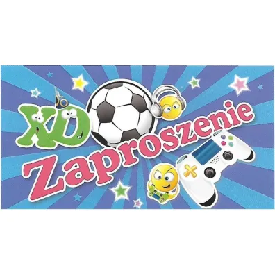 Astro Atelier Zaproszenie Urodziny dzieci�ce 10 szt.