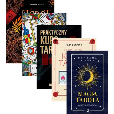 Pakiet: Tarot. May przewodnik, Droga tarota, Praktyczny kurs Tarota, Odwrcone karty tarota, Magia tarota