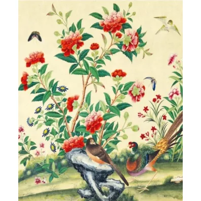 Museums & Galleries Karnet Study of flowers and bird z kopert�