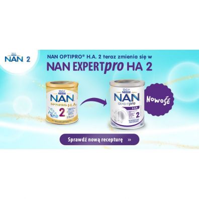 Nestle NAN EXPERTpro HA 2 Mleko następne dla niemowląt po 6 miesiącu 800 g