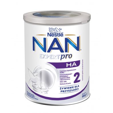 Nestle NAN EXPERTpro HA 2 Mleko następne dla niemowląt po 6 miesiącu 800 g