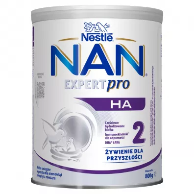 Nestle NAN EXPERTpro HA 2 Mleko nast�pne dla niemowl�t po 6 miesi�cu 800 g