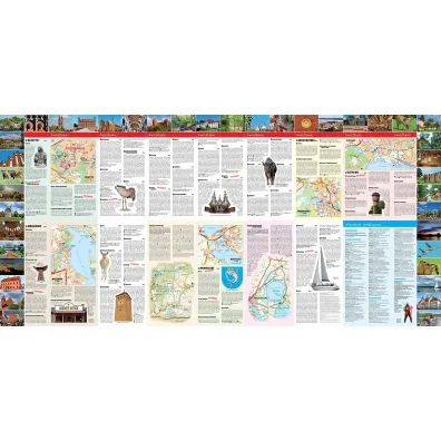 Mazury i Warmia 2w1 przewodnik i mapa laminowana 2026