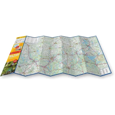 Mazury i Warmia 2w1 przewodnik i mapa laminowana 2026