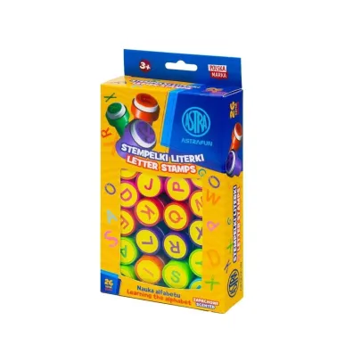 Stempelki zapachowe Literki 26 szt. Astra