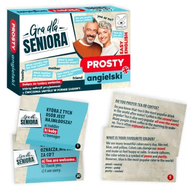 GRA DLA SENIORA PROSTY ANGIELSKI Kangur