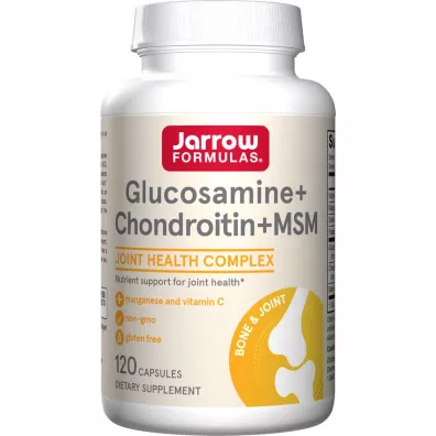 Jarrow Formulas Glukozamina, Chondroityna i MSM Suplement diety 120 kaps.