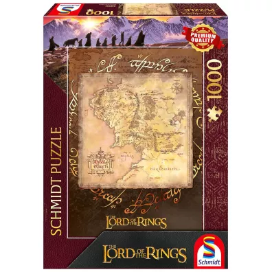 Puzzle 1000 el. PQ W�adca Pier�cieni: �r�dziemie Schmidt