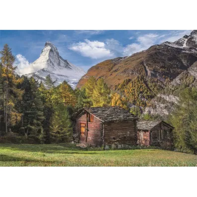 Puzzle 500 el. HQ Charming Matterhorn Clementoni
