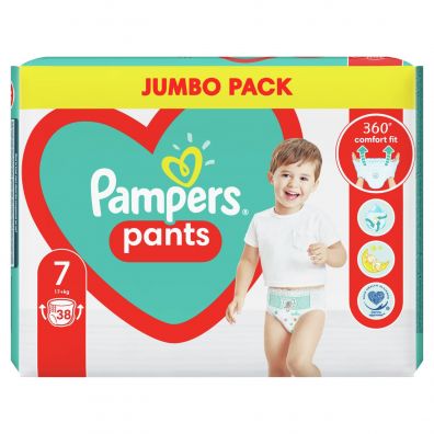 Pampers Pieluchomajtki Pants (17 kg+) 7 Jumbo Pack 38 szt.