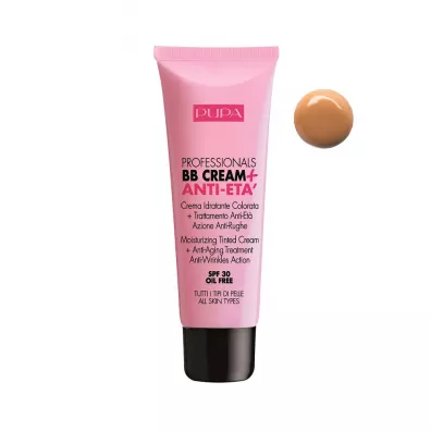 Pupa Professionals BB Cream & Anti-Eta SPF30 kuracja przeciwstarzeniowa 001 Nude 50 ml
