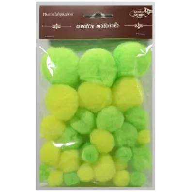 Galeria Hobby Pompony tonacyjne neonowe 15-40mm