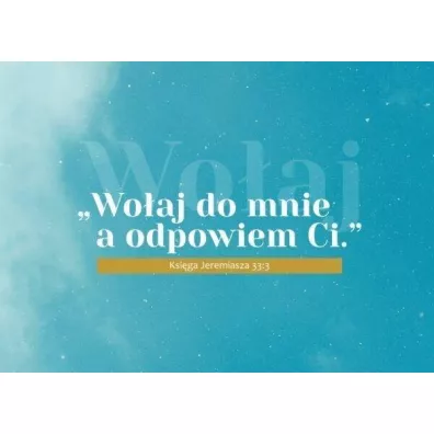 Koinonia Karnet Wo�aj do mnie - niebo