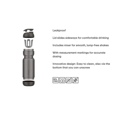 Mepal Shaker sportowy Active Ceramic White 103006032100 800 ml