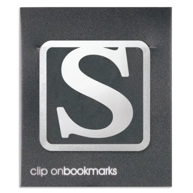 If Metalowa zak�adka - Litera S Clip-on