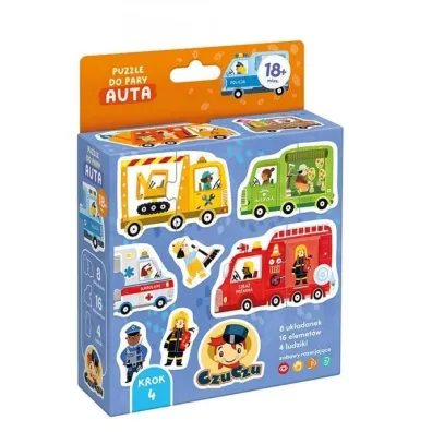 CzuCzu Puzzle do pary Auta 18 mies.+ Bright Junior Media