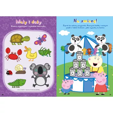 Peppa Pig. Kreatywny maluch. Kolorowy zawr�t g�owy