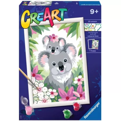 Malowanie po numerach CreArt - S�odkie koale Ravensburger