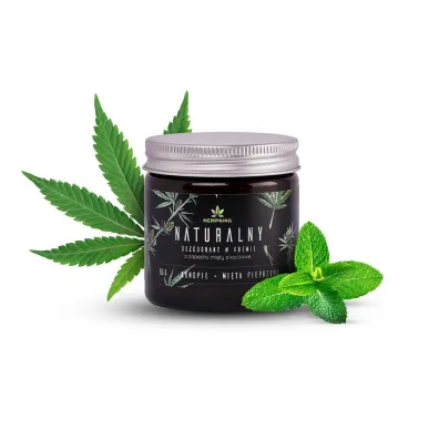 HempKing Naturalny dezodorant konopny o zapachu mi�ty pieprzowej 65 g