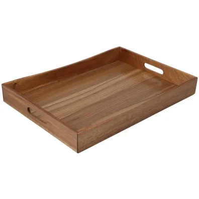 Excellent Houseware Taca do serwowania 50x35 cm akacja