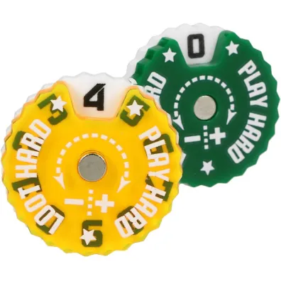 Epic Loot Box Trackers Counters Range 0-9 25mm Random Colours