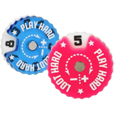Epic Loot Box Trackers Counters Range 0-9 25mm Random Colours
