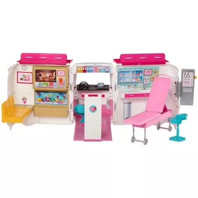 Barbie Karetka - Mobilna klinika FRM19 Mattel Barbie Karetka - Mobilna klinika FRM19 Mattel