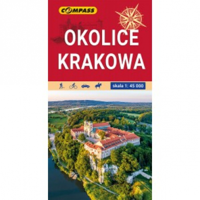 Mapa turystyczna - Okolice Krakowa 1:45 000