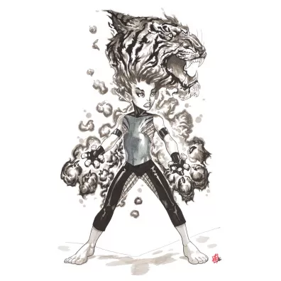 Faber-Castell Zestaw do rysowania komiks�w Pit Artist Pen The Famazings Daughter 4 szt.