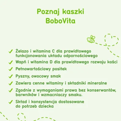 BoboVita Smaczna Kolacja Kaszka mleczna wieloowocowa 7 zb� po 8 miesi�cu 230 g