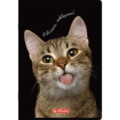 Herlitz Zeszyt A4 Crazy Animal z marginesem kratka 60 kartek