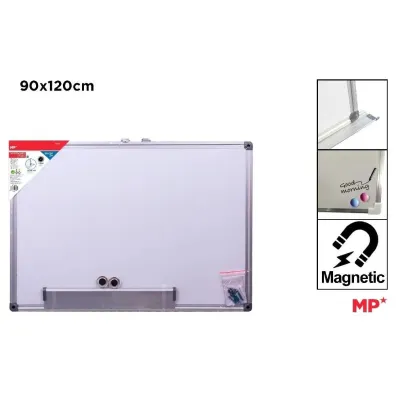 Tablica magnetyczna bia�a z magnesami 90x120cm Mp Main Paper