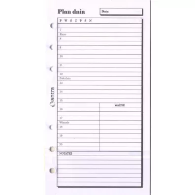 Antra Wk�ad do organizera ST Plan dnia