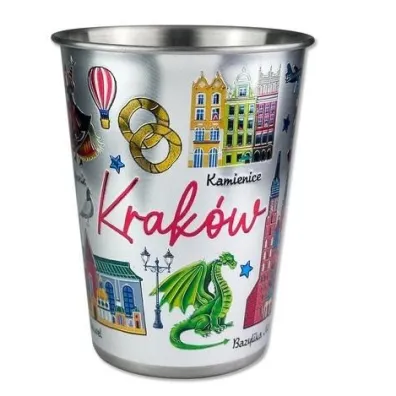 Pan Dragon Metalowy kubek Krak�w 250ml ILP-KUB-M-KRA-01