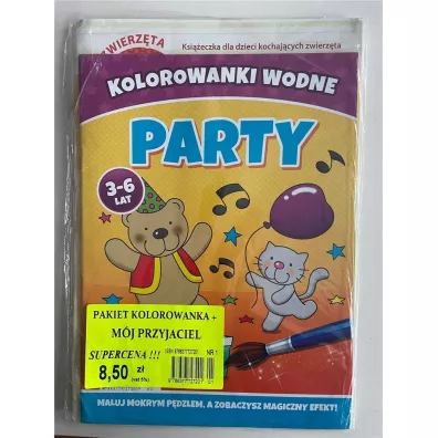Pakiet Kolorowanki wodne + M�j Przyjaciel