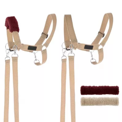Kantar dla Hobby Horse wodze + futerka beowy Handlosfera
