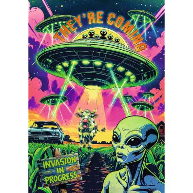 Puzzle 1000 Hall of Horror UFO TREFL