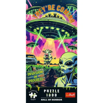 Puzzle 1000 Hall of Horror UFO TREFL