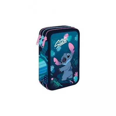 CoolPack Pi�rnik potr�jny z wyposa�eniem Jumper 3 Stitch Blue