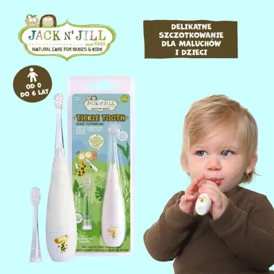 Jack N Jill Soniczna szczoteczka dla dzieci, 0-6 lat