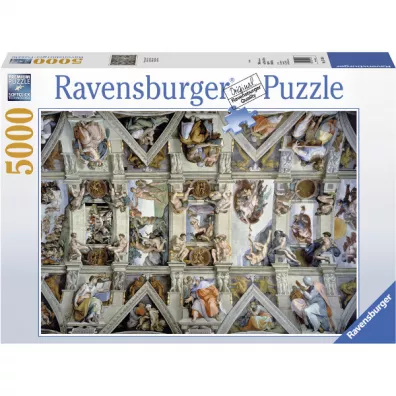 Puzzle 5000 el. Kaplica Syksty�ska Ravensburger
