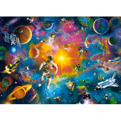 Puzzle 200 el. Spacer w kosmosie Castorland