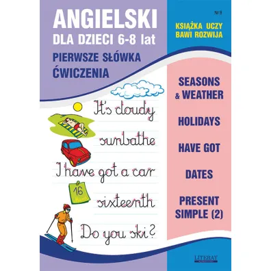 Angielski dla dzieci 9 Pierwsze s��wka �wiczenia 6-8 lat - Joanna Bednarska