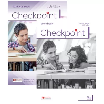 Pakiet Checkpoint B2. Podr�cznik i zeszyt �wicze� do j�zyka angielskiego - Gill Holley, David Spencer, Monika Cichmi�ska