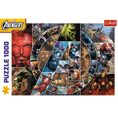 Puzzle 1000 el. Avengers: Bohaterowie Trefl