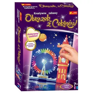 Ranok-Creative Cekinowy obrazek londyn noc�