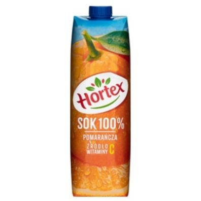 Hortex Sok 100% pomaraczowy 1 l