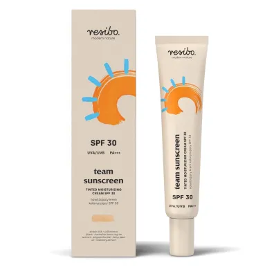 Resibo Team Sunscreen nawil�aj�cy krem koloryzuj�cy SPF 30 (uszkodzone opakowanie) 40 ml