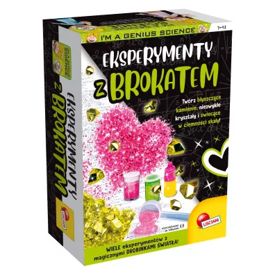Ma�y Geniusz - Eksperymenty z brokatem Lisciani